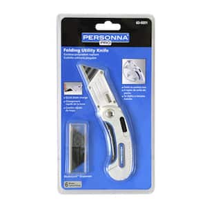 Personna Folding Utility Knife with 6 Blades