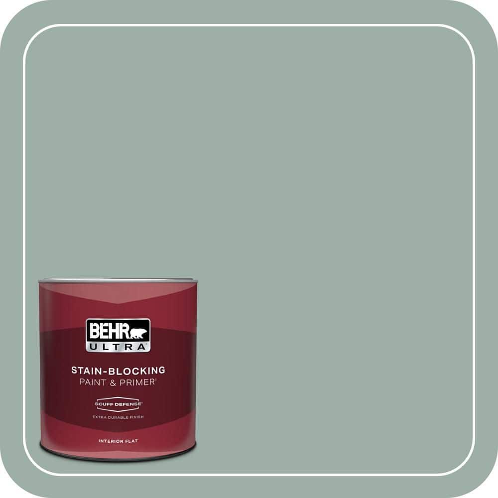 1 qt. Home Decorators Collection #HDC-CT-22 Aged Jade Extra Durable Flat Interior Paint & Primer price history on PriceWatchPro
