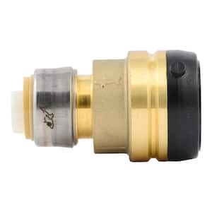 1-1/2 in. x 1 in. Push-to-Connect Brass Reducing Coupling Fitting