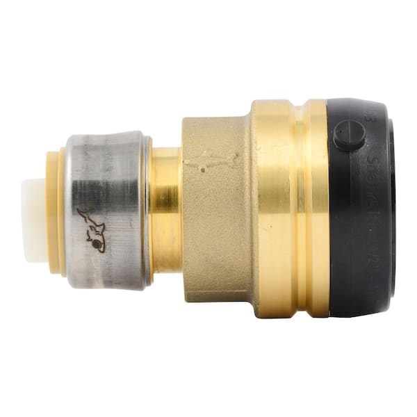 SharkBite 1-1/2 in. x 1 in. Push-to-Connect Brass Reducing Coupling Fitting