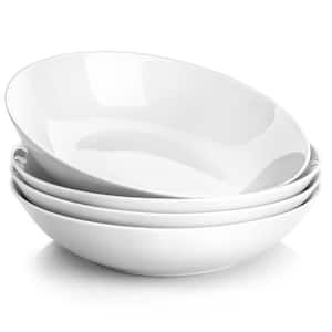 28 fl. oz. White Porcelain Pasta Bowl (Set of 4)