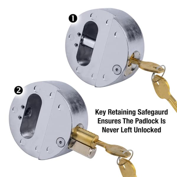 Master Lock Part # 3D - Master Lock High Security Keyed Padlock