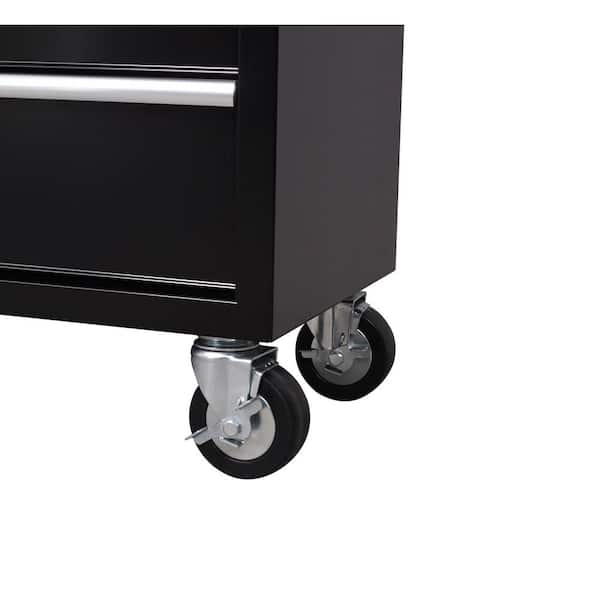 Husky - Tool Storage 42 in. W x 18 in. D Standard Duty Black Tool Chest Combo