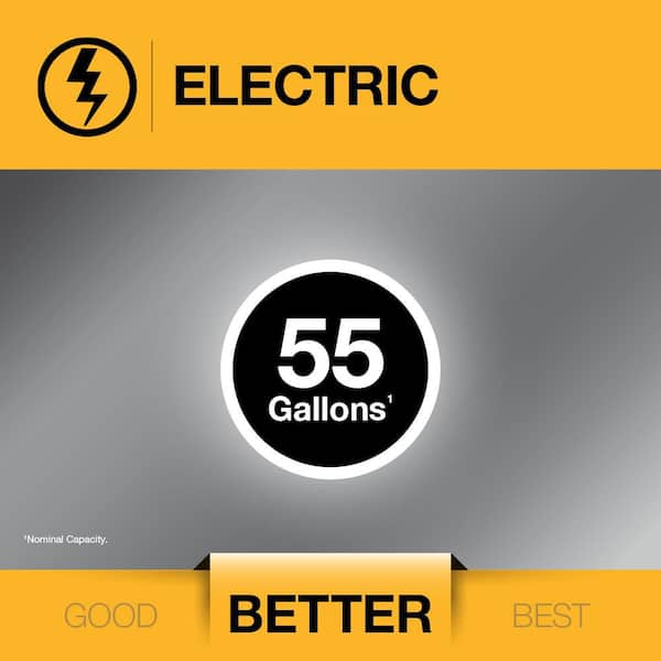 Performance Plus 55 Gal. Tall 4500-Watt Double Element Demand Response Ready Electric Water Heater with 9-Year Warranty