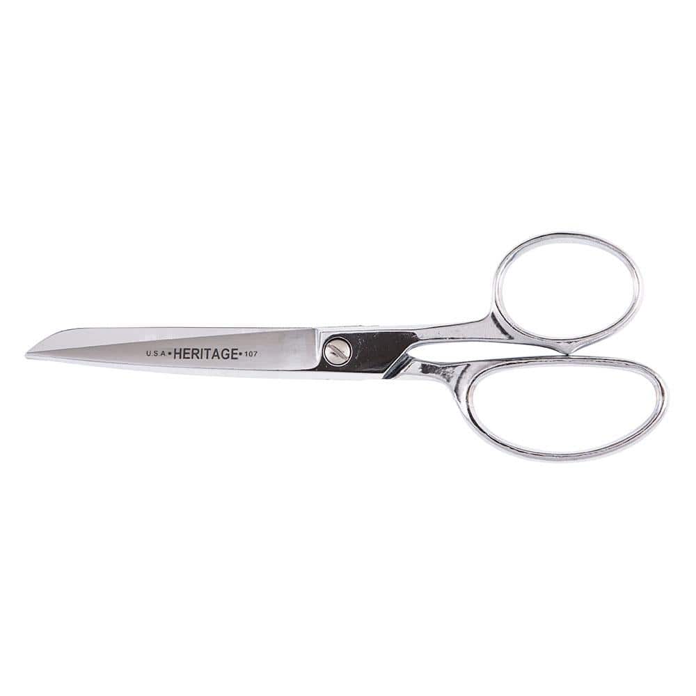 Klein Tools G208 Scissors, Bent Trimmer with Offset Handles for Cutting on  Flat Surface Make Great Sewing Scissors, 8-1/4-Inch