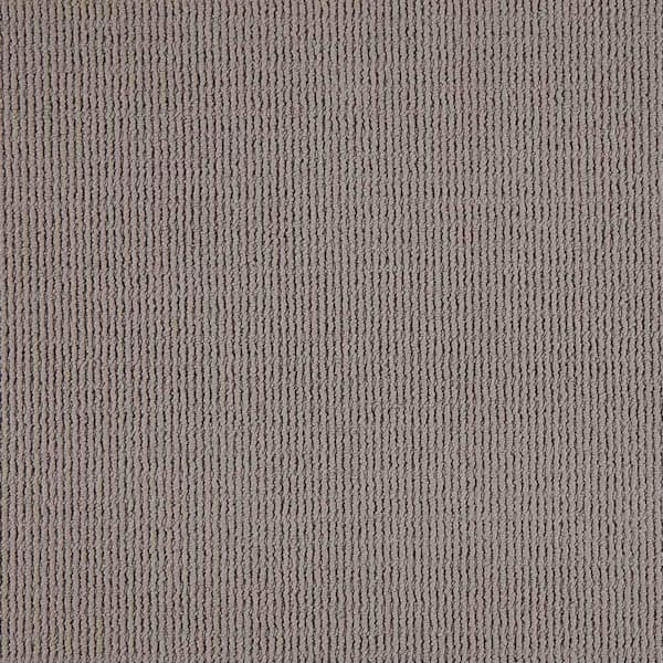 TrafficMaster Higgins Bay  - Rough Stone - Gray 34 oz. SD Polyester Pattern Installed Carpet