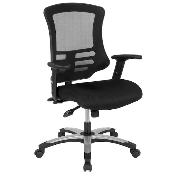 Carnegy Avenue Mesh Swivel Ergonomic Office Chair in Black