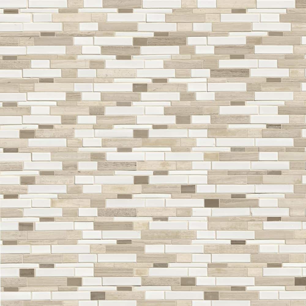Sedona 10 in. x 12 in. Porcelain Glass Mosaic Wall Tile (8.5 sq. ft. /Case) price history on PriceWatchPro