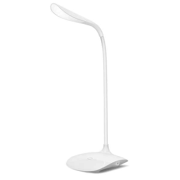 ProHT 12 in. Touch Sensitive White LED Desk Lamp with 3-Level Dimmer