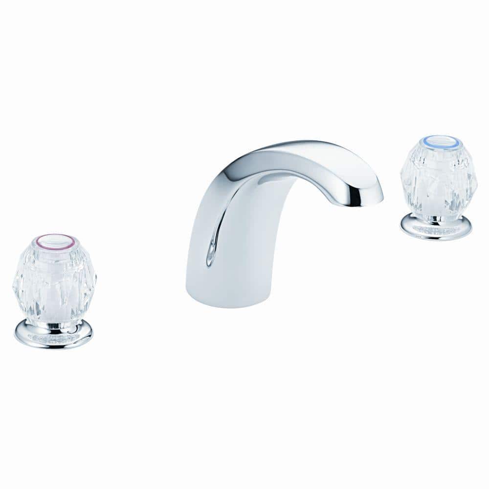 Moen Chateau Handle Deck Mount Roman Tub Faucet In Chrome Valve Included The Home Depot