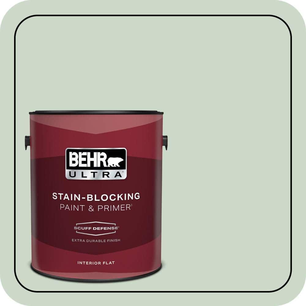1 gal. #450E-2 April Mist Extra Durable Flat Interior Paint & Primer price history on PriceWatchPro