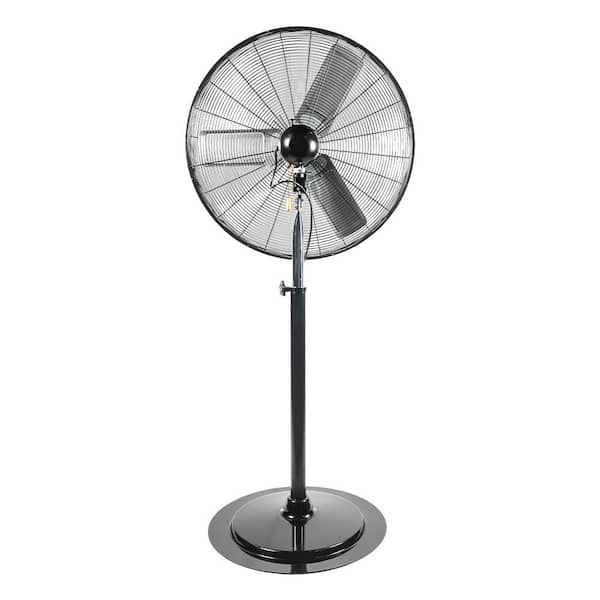 9 Inch Portable Oscillating Pedestal Floor Fan with Adjustable Heights and retailer Speed