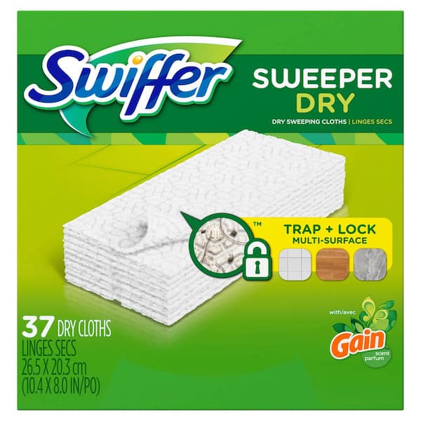 Swiffer Sweeper Dry Cloth Refills with Original Gain Scent (37-Count)
