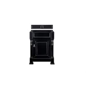 Brookfield 25.5 in. W x 22.8 in. D x 33.5 in. H Bathroom Single Vanity Cabinet without Top in Antique Black