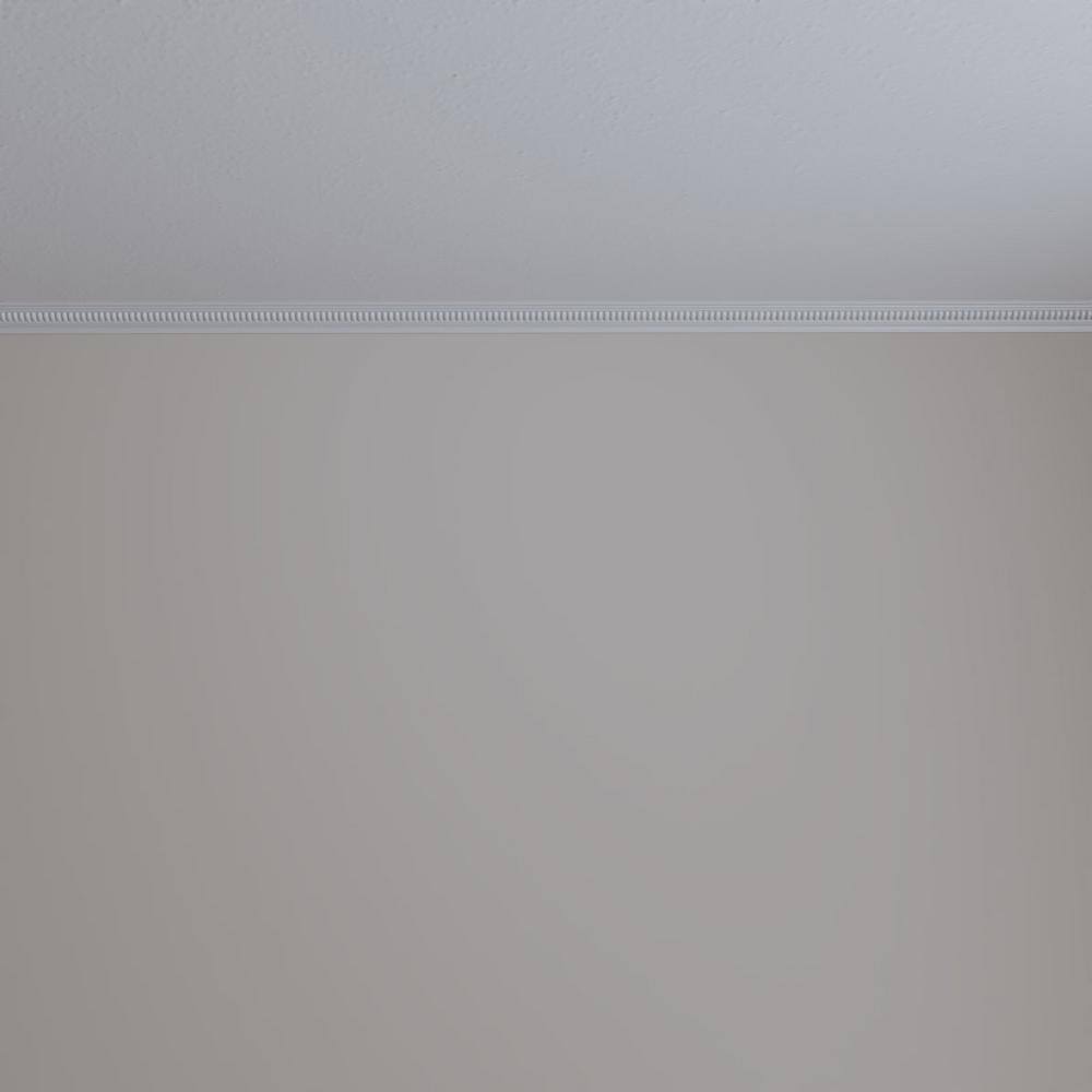Primed White Polyurethane Geometric Crown Moulding Sample