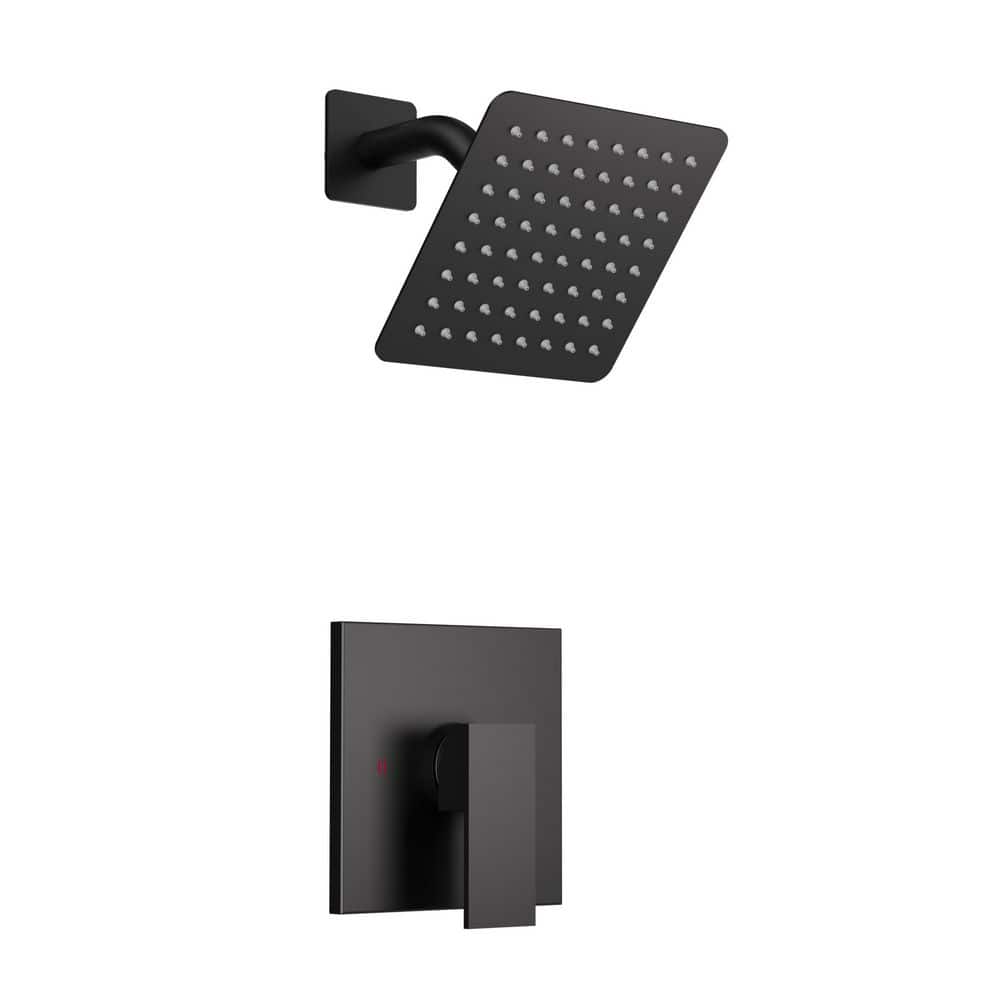 Single Handle 1-Spray Shower Faucet 1.8 GPM with Pressure Balance in Black & Gold price history on PriceWatchPro