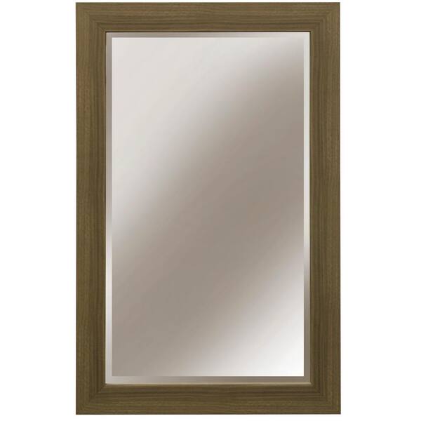StyleCraft Transitional Natural Wash, Mirror MDF, Glass Wall Mirror