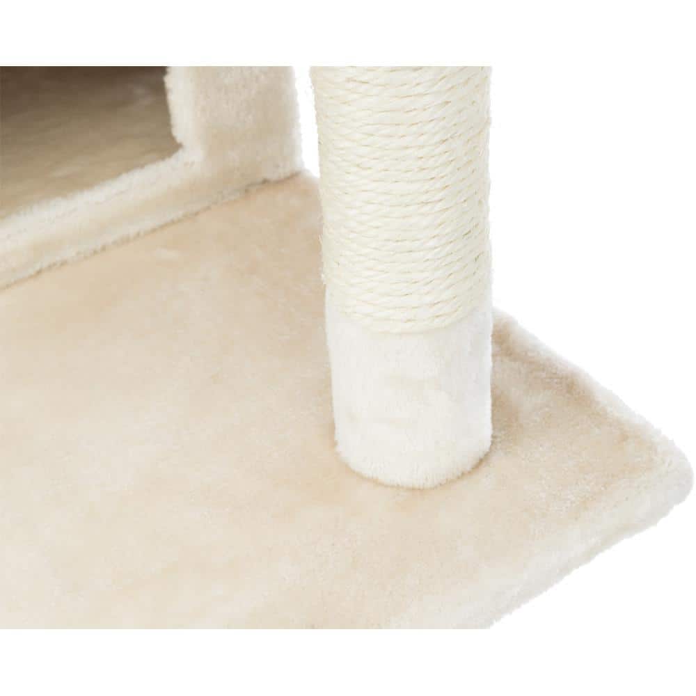 Celeste Cream Plush 69" Cat Tree with Sisal Posts