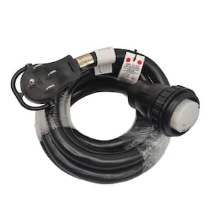 15 ft. 6/3+8/1 4-Wire RV/Marine 50 Amp 125/250-Volt Extension Cord 14-50P Plug to SS2-50R Twist Lock Receptacle