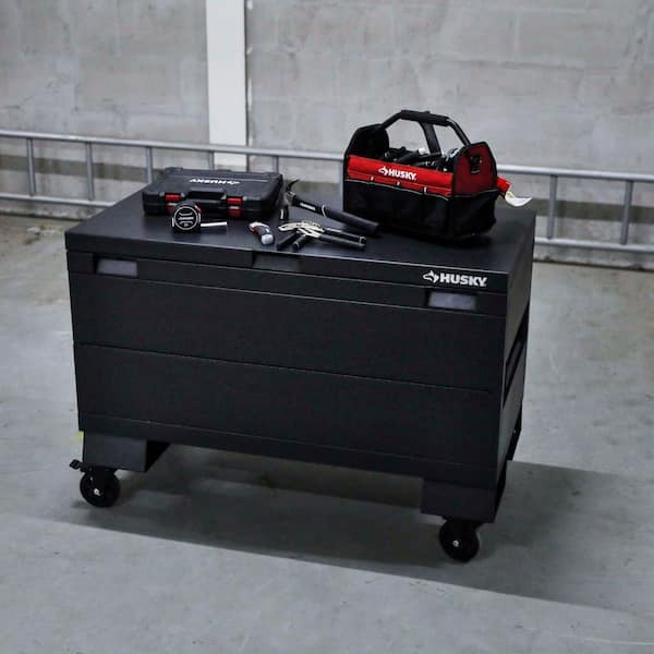 Husky 48 in. W Folding Utility Locker Storage Box 00131 - The Home