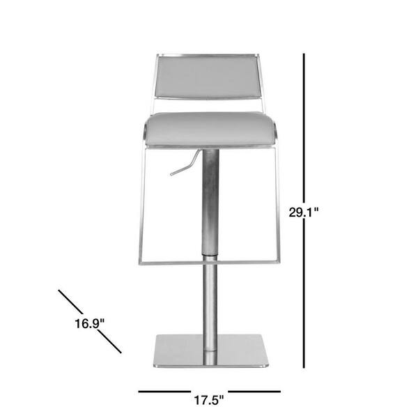 Safavieh Natania Adjustable Height, Zipcode Design Adjustable Height Swivel Bar Stool