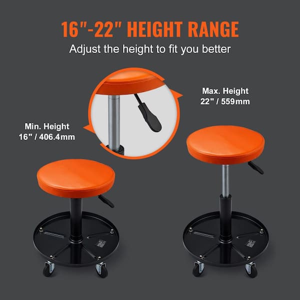 SKYSHALO Mechanic Stool 250 lbs. Rolling Pneumatic Creeper SKYSHALO Mechanic Stool 250 lbs. Rolling Pneumatic Creeper