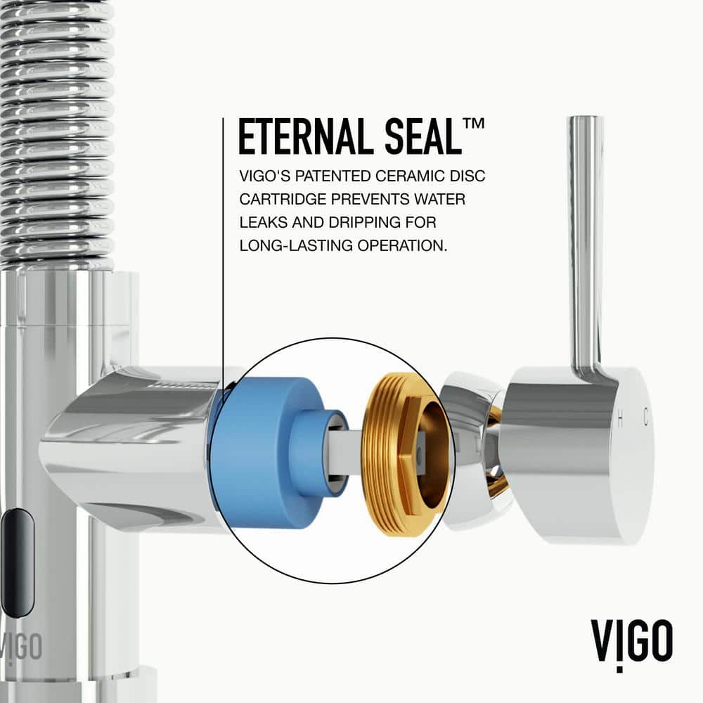 Chrome Touchless Pull-Down Kitchen Faucet with Spray