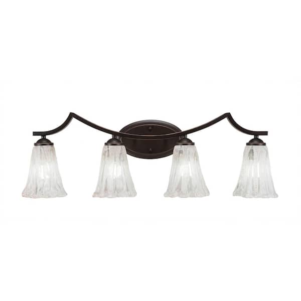 Unbranded Cleveland 7.75 in. 1-Light Dark Granite Vanity Light