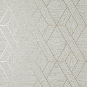 Malcolm White Geo Vinyl Non-Pasted Textured Wallpaper