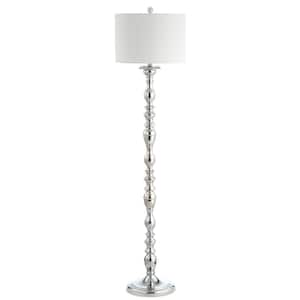 Wilhelmina 62 in. Chrome Floor Lamp