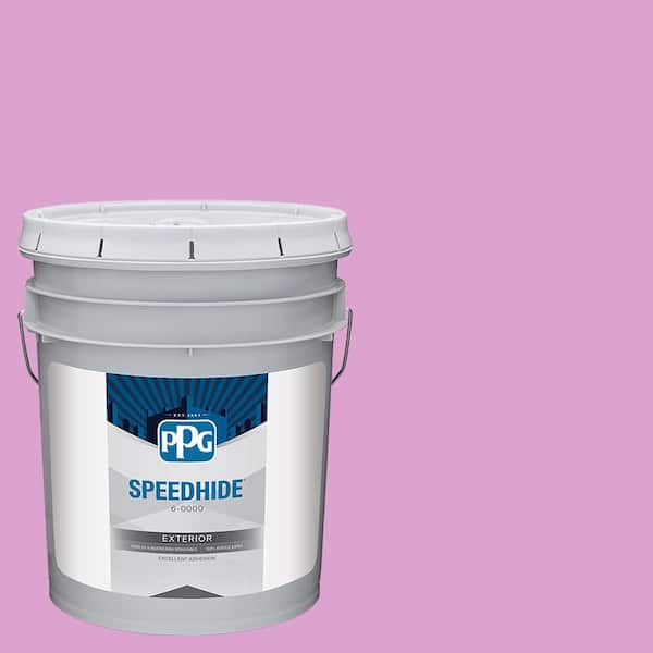 SPEEDHIDE 5 gal. Chateau Rose PPG1252-5 Semi-Gloss Exterior Paint