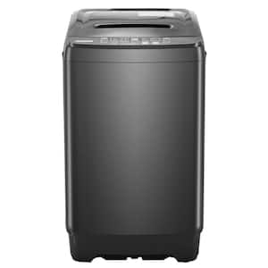 17.6 lbs. -Washer 1.25 cu. ft. Portable Automatic Top Load Washer and Dryer 19.88 in. W in Antique Gray White