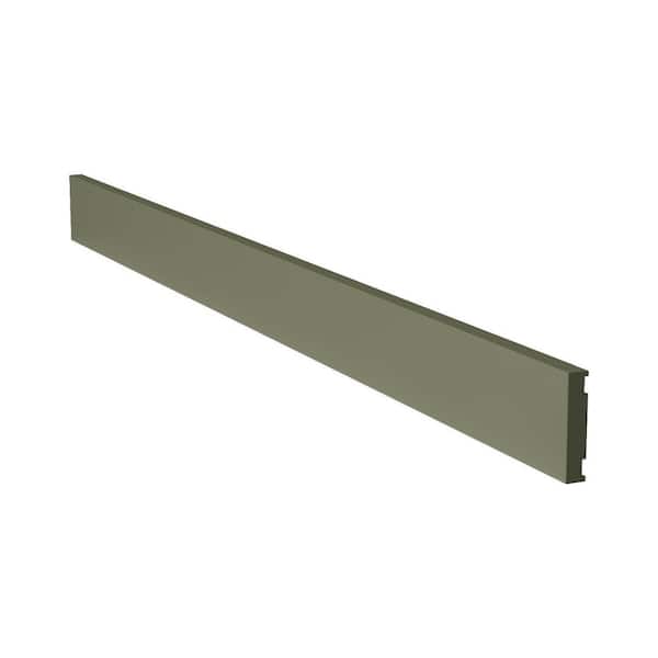 3 in. W x 42 in. H x 0.75 in. D in Sage Green Shaker Wall Filler