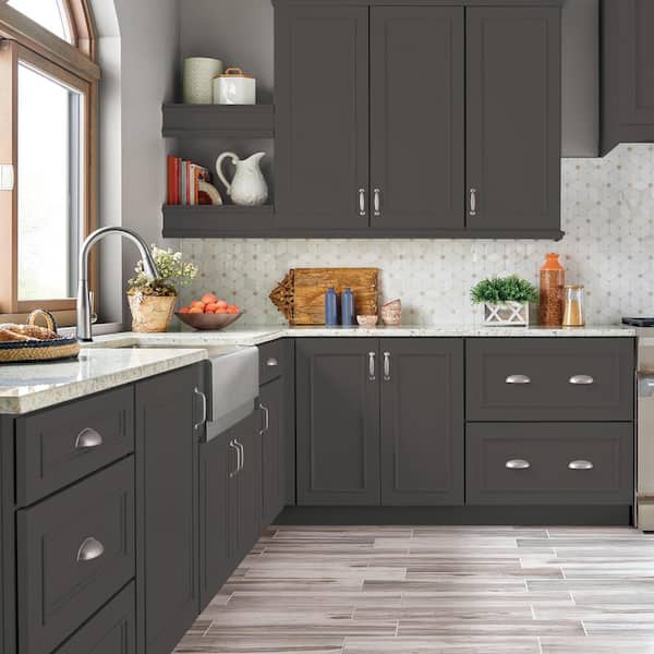 1 gal. #PPU24-02 Berry Brown Satin Enamel Interior/Exterior Cabinet, Door & Trim Paint