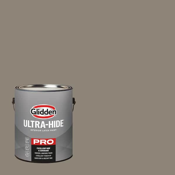 Glidden Ultra-Hide 1 gal. PPG1008-5 Roller Coaster Semi-Gloss Interior ...