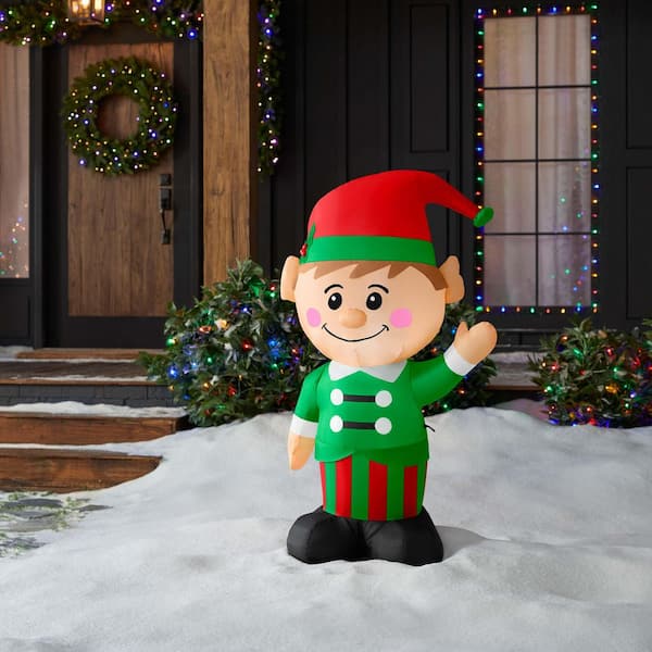 3.5 ft LED Elf Airblown Inflatable