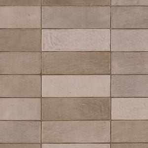 Kingston Taupe 2.55 in. x 7.87 in. Glazed Ceramic Wall Tile (5.38 sq. ft./Case)