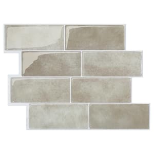 Metro Cologne 11.56 in. x 8.38 in. Vinyl Peel and Stick Tile (2.21 sq. ft. / 4-Pack)