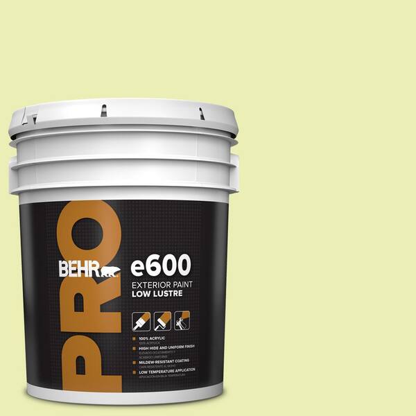 BEHR PRO 5 gal. #410A-2 Cabbage Green Low Luster Exterior Paint