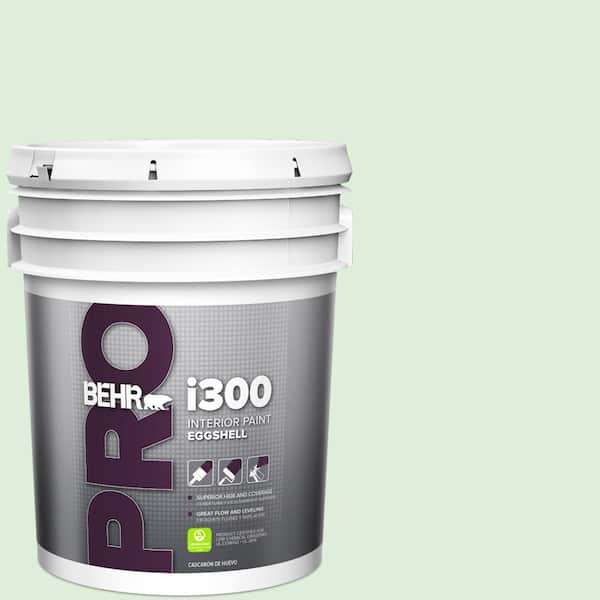 BEHR PRO 5 gal. #450C-2 Breath of Spring Eggshell Interior Paint