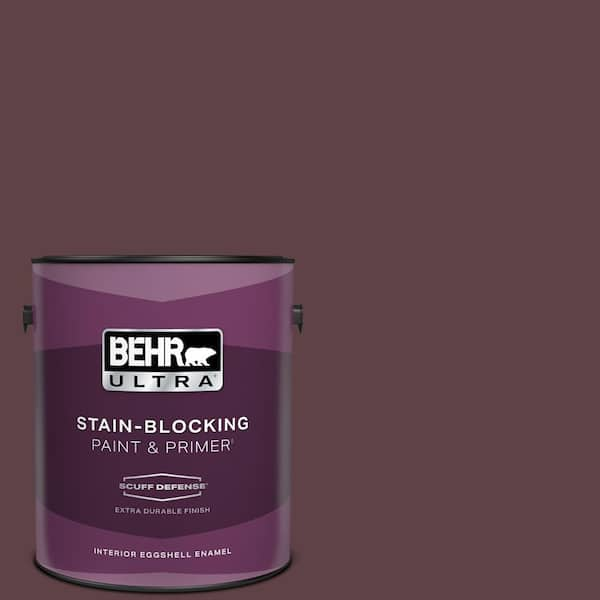 BEHR ULTRA 1 gal. #110F-7 Deep Garnet Extra Durable Eggshell Enamel Interior Paint & Primer