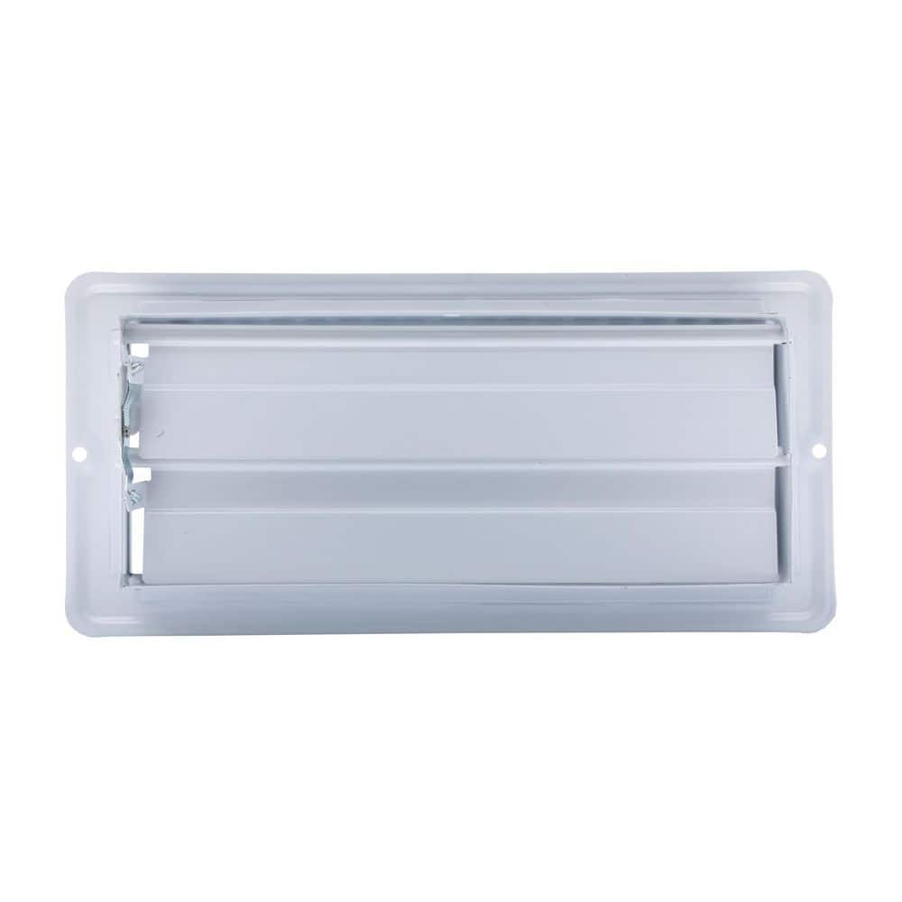 White Steel Floor Register for Mobile Homes and RVs