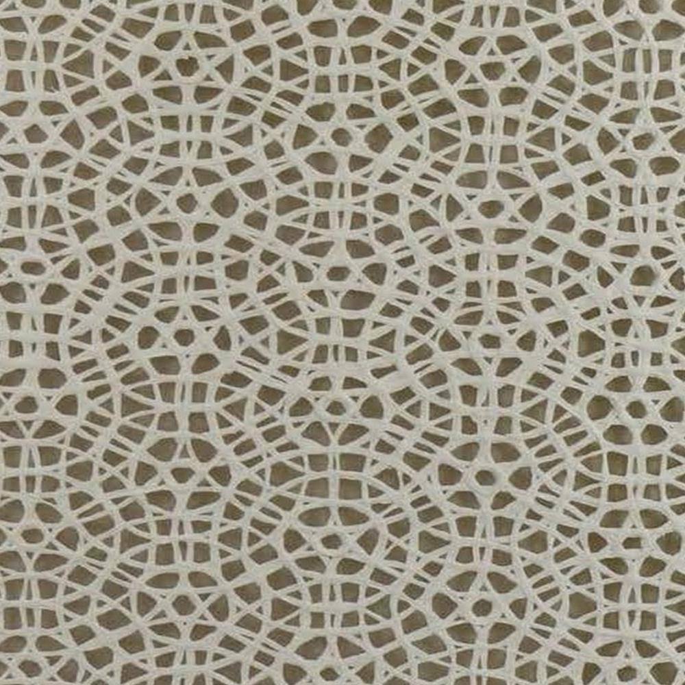 White Carved Cutout Design Framed Canvas Painting