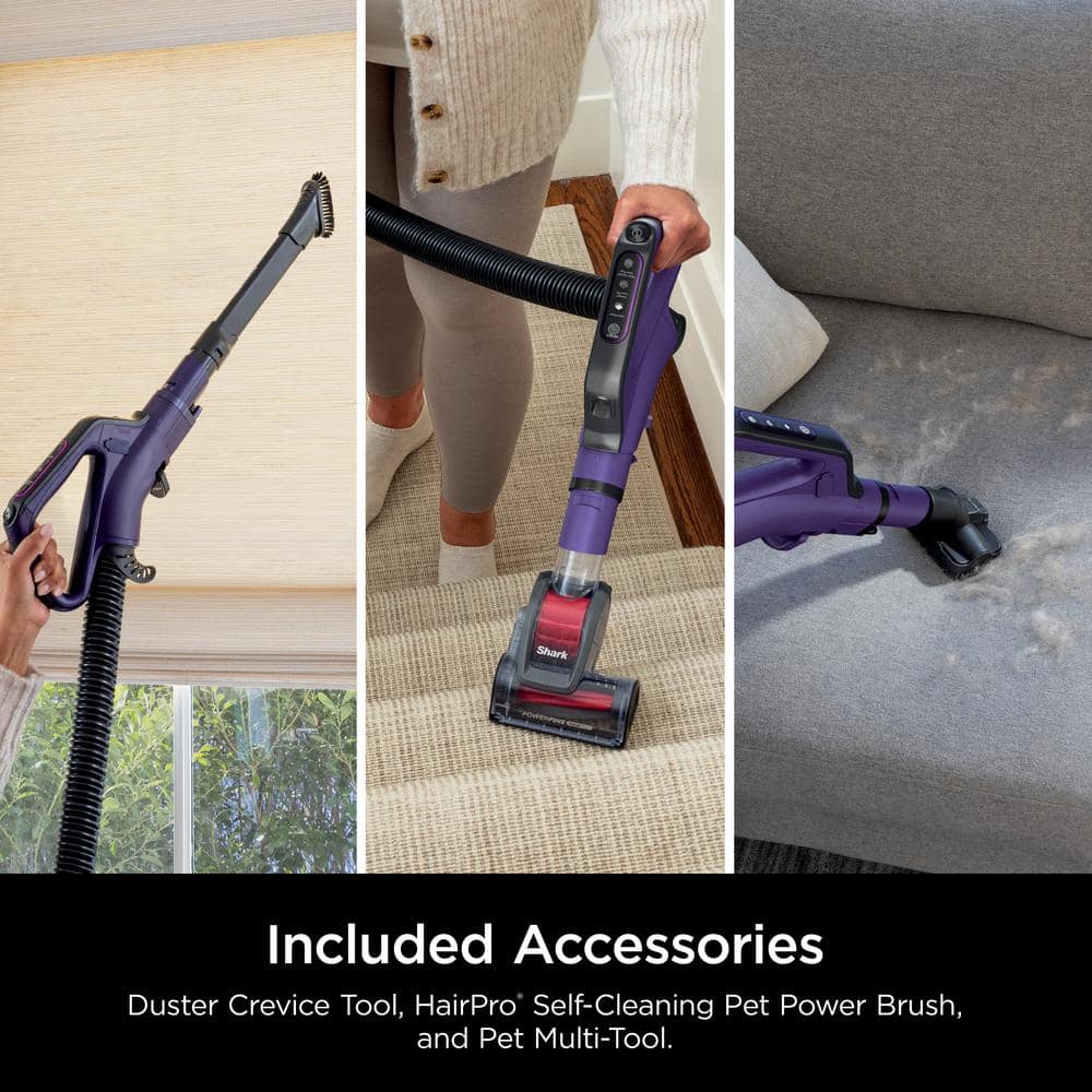 Shark Purple Bagless Upright Vacuum with HEPA Filter