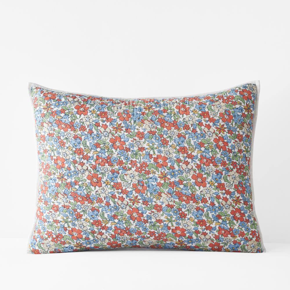 The Company Store Ditsy Floral Handcrafted Quilted Multi Cotton ...