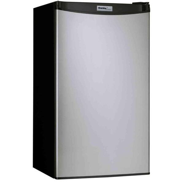 Danby 3.2 cu. ft. Mini Refrigerator in Stainless Look-DISCONTINUED
