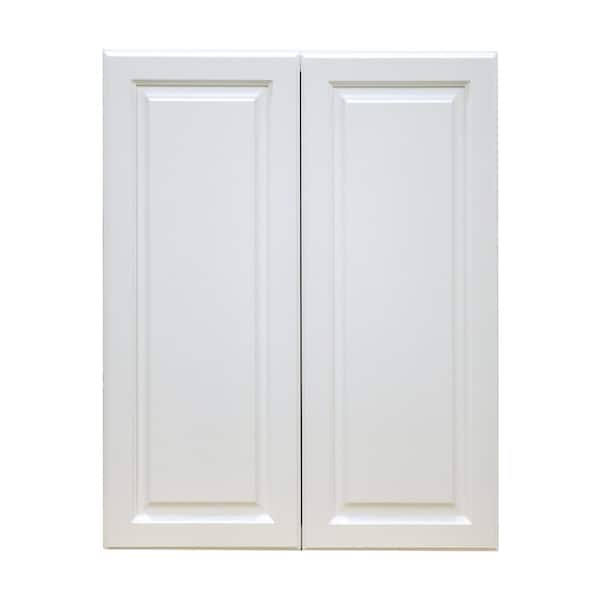 LIFEART CABINETRY LaPort Assembled 33x36x12 in. Wall Cabinet with 2 Doors 2 Shelves in Classic White