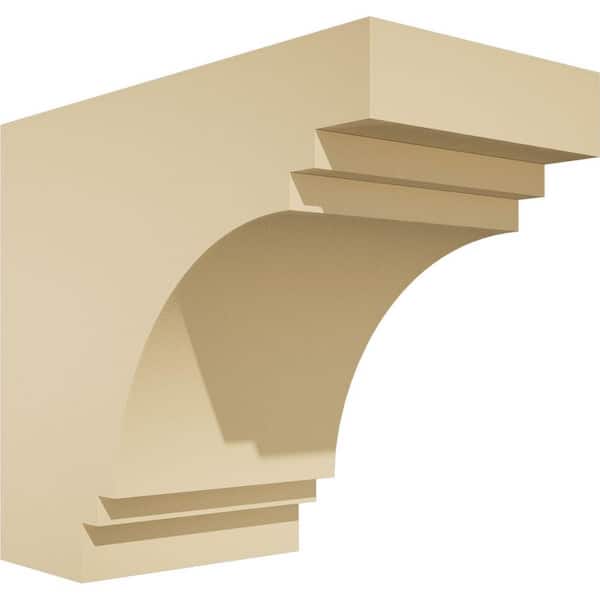 Ekena Millwork Standard Pescadero 6 in. W x 10 in. H x 12 in. D Signature Urethane Rafter Tail Outlooker