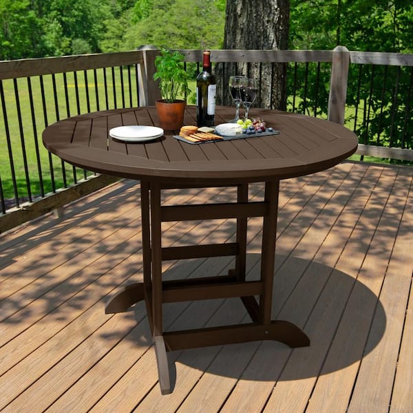 Balcony height patio table discount