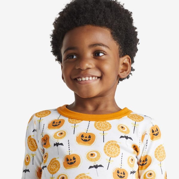 toddler boy pumpkin pajamas